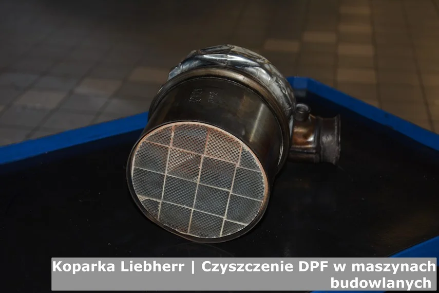 filtr DPF w maszynach budowlanych Liebherr