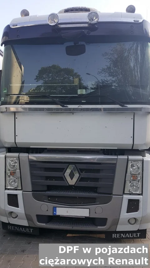 Pojazdy ciężarowe Renault a filtry cząstek stałych DPF