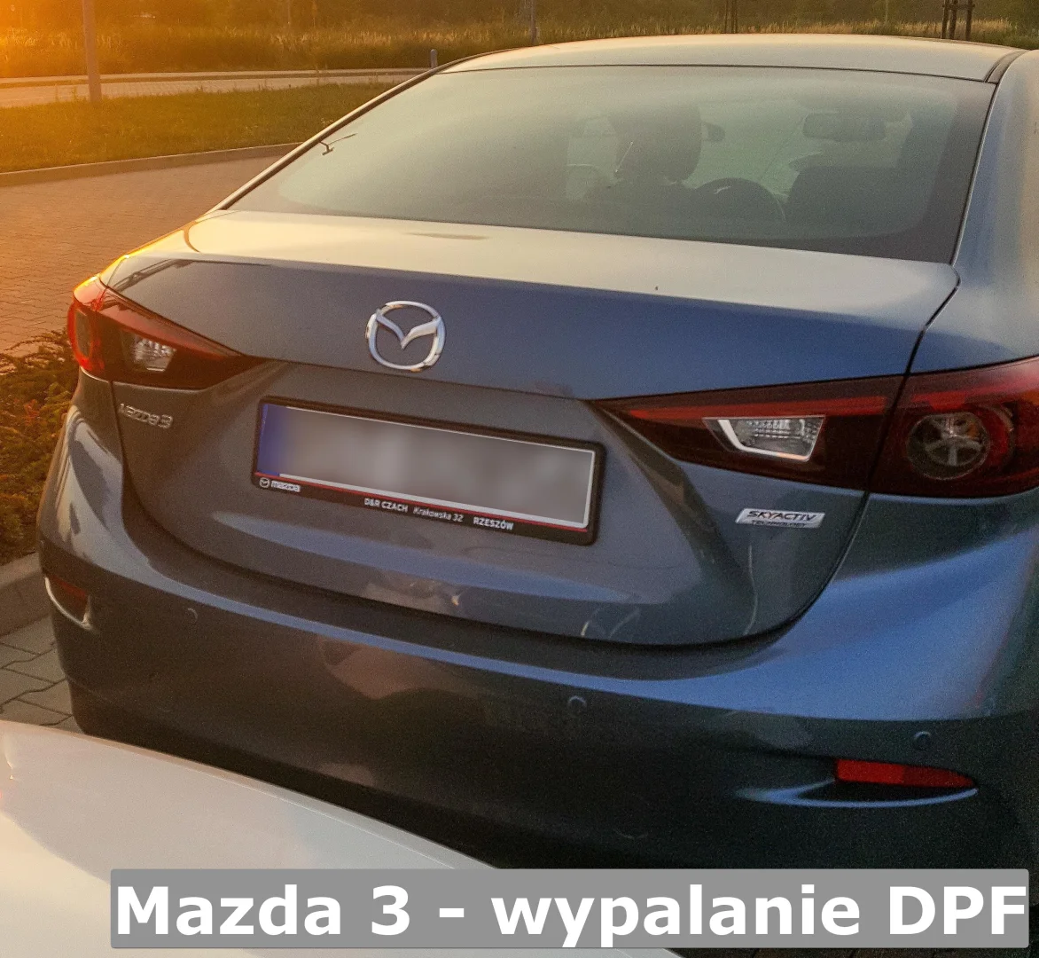 Aktywne, pasywne i wymuszone wypalanie DPF Mazda