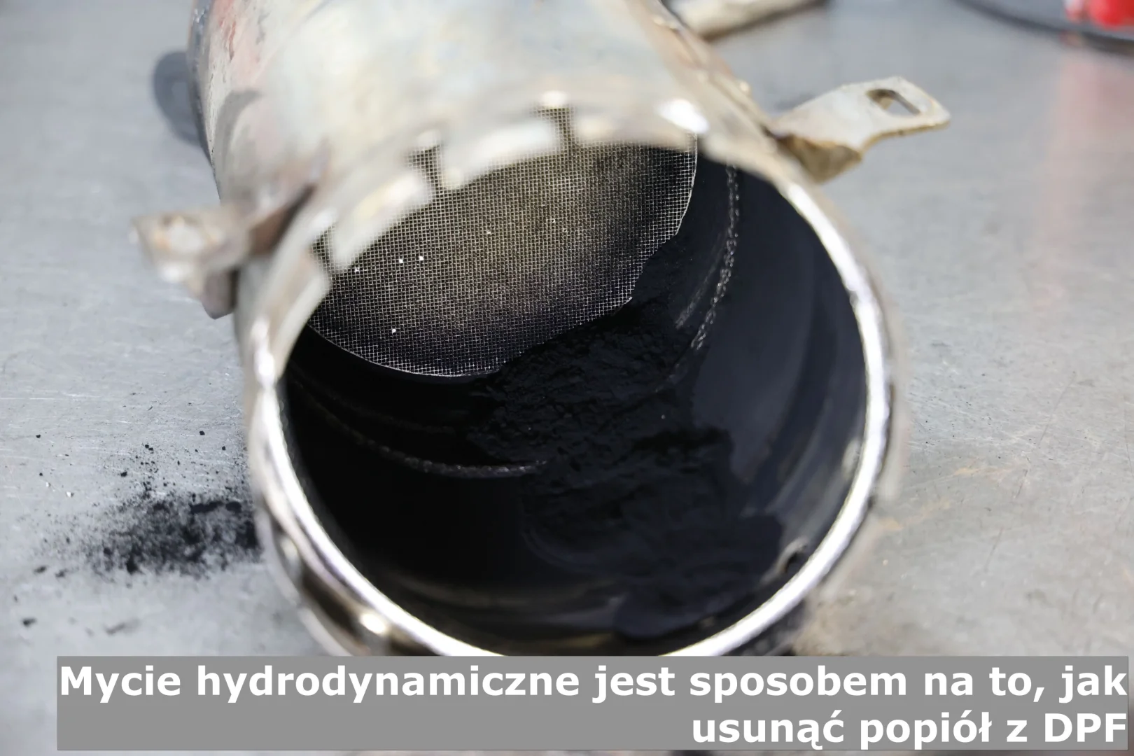 Mycie hydrodynamiczne jest sposobem na to, jak usunąć popiół z DPF