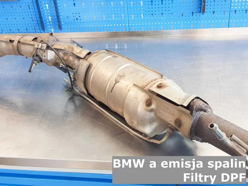 Wykorzystanie DPF (na zdjęciu) w BMW zmniejsza emisję spalin