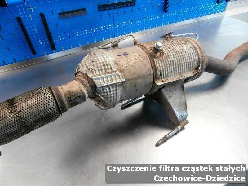 Oczyszczony filtr cząstek stałych w Czechowicach- Dziedzicach