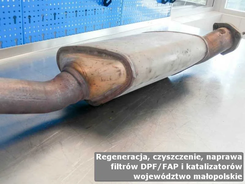 Filtr DPF FAP, katalizator w województwie małopolskim, po naprawie, czyszczeniu, regeneracji.