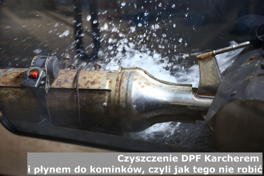 Czyszczenie DPF Karcherem i płynem do kominków, czyli jak tego nie robić - Czyszczenie DPF Kretem