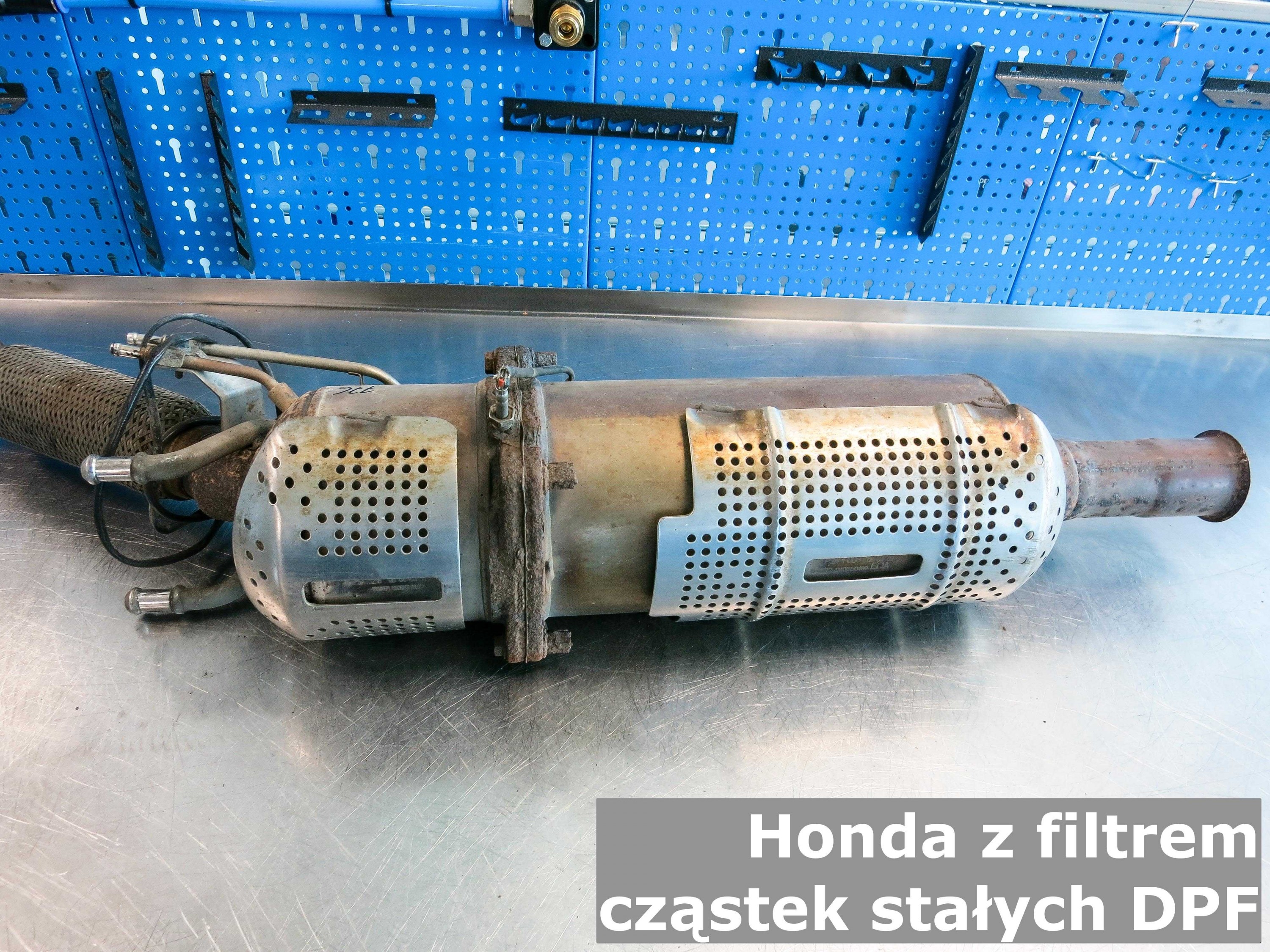 Wypalanie DPF Honda część 2 filtrydpffap.pl