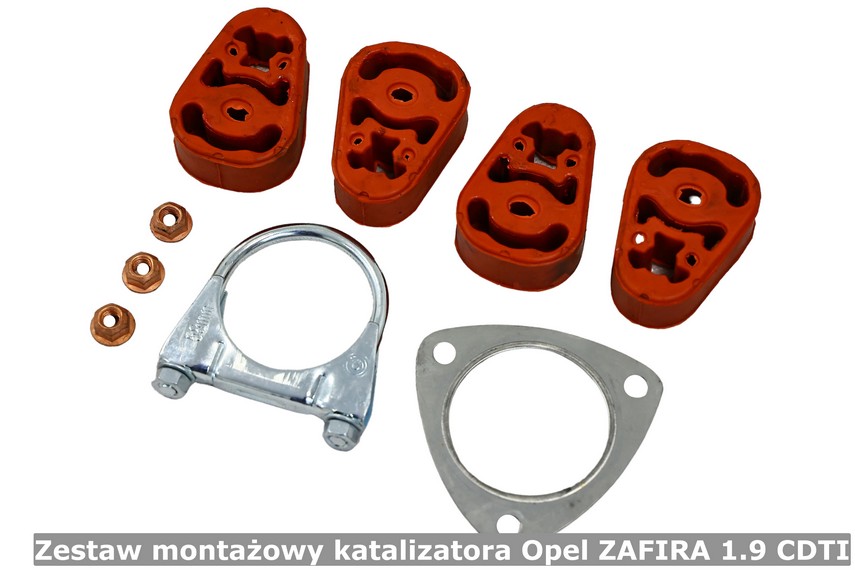 Zestaw montażowy katalizatora Opel ZAFIRA 1.9 CDTI