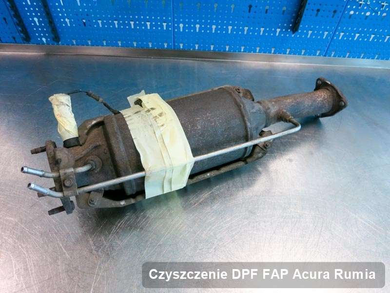 Filtr cząstek stałych FAP do samochodu marki Acura w Rumi oczyszczony na dedykowanej maszynie, gotowy spakowania