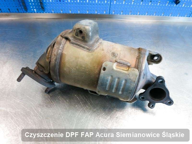 Filtr cząstek stałych DPF I FAP do samochodu marki Acura w Siemianowicach Śląskich dopalony na odpowiedniej maszynie, gotowy spakowania