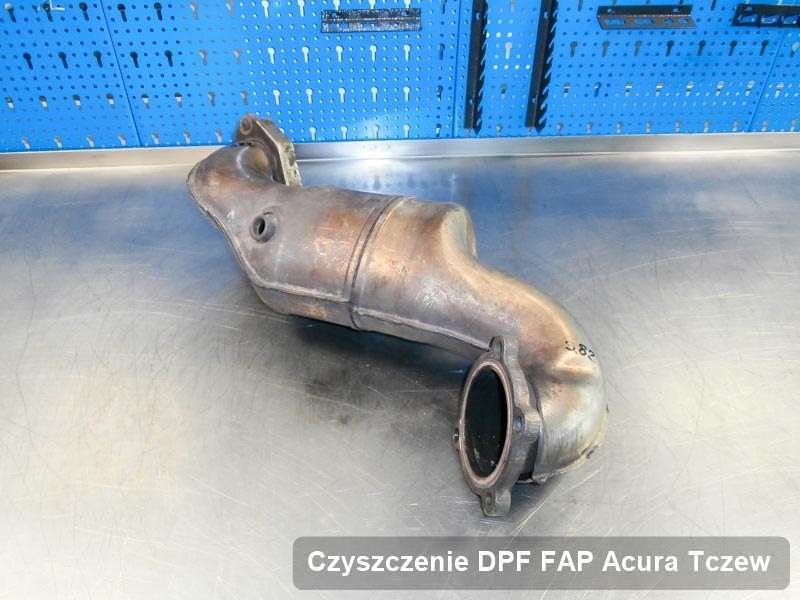 Filtr cząstek stałych DPF do samochodu marki Acura w Tczewie wyczyszczony w specjalnym urządzeniu, gotowy spakowania