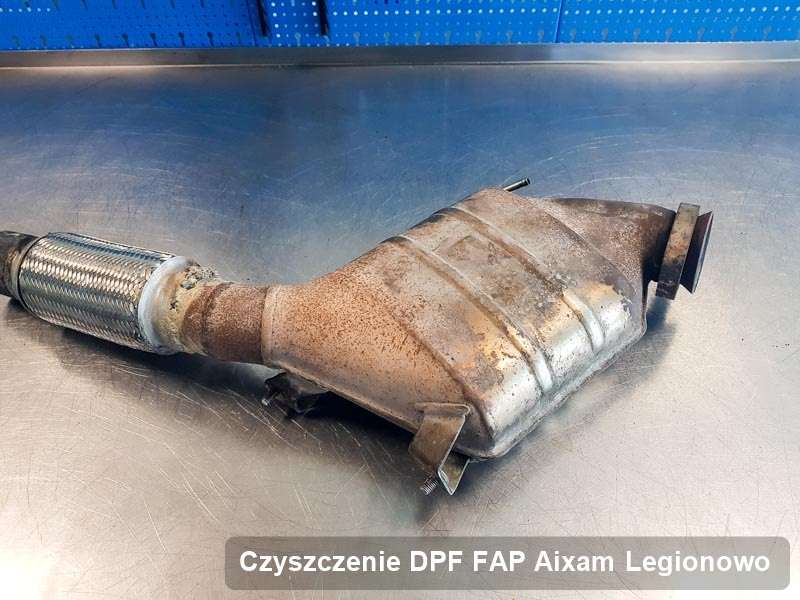 Filtr cząstek stałych DPF do samochodu marki Aixam w Legionowie dopalony w dedykowanym urządzeniu, gotowy do instalacji