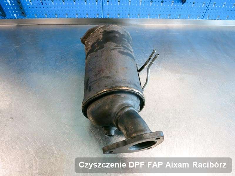 Filtr DPF układu redukcji emisji spalin do samochodu marki Aixam w Raciborzu zregenerowany na odpowiedniej maszynie, gotowy do instalacji