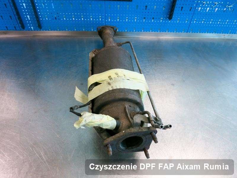 Filtr cząstek stałych FAP do samochodu marki Aixam w Rumi wyremontowany na specjalnej maszynie, gotowy do wysyłki