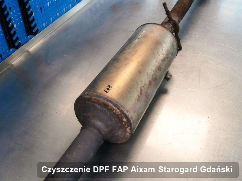 Filtr cząstek stałych FAP do samochodu marki Aixam w Starogardzie Gdańskim dopalony w dedykowanym urządzeniu, gotowy do zamontowania