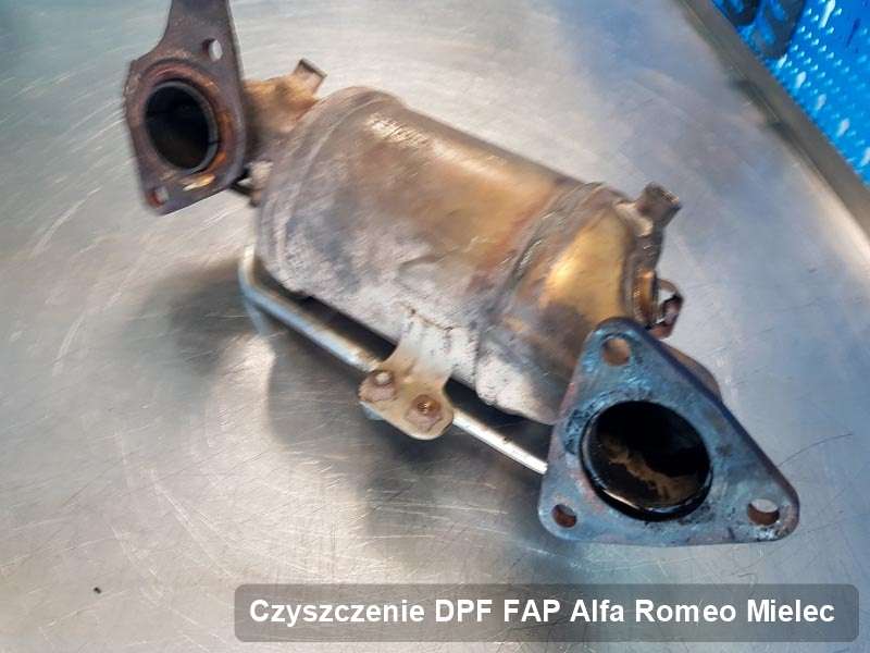 Filtr cząstek stałych DPF I FAP do samochodu marki Alfa Romeo w Mielcu zregenerowany w specjalnym urządzeniu, gotowy do zamontowania