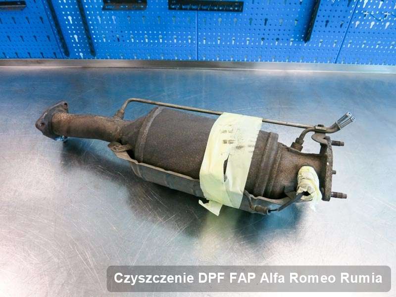 Filtr cząstek stałych DPF I FAP do samochodu marki Alfa Romeo w Rumi zregenerowany na odpowiedniej maszynie, gotowy do zamontowania