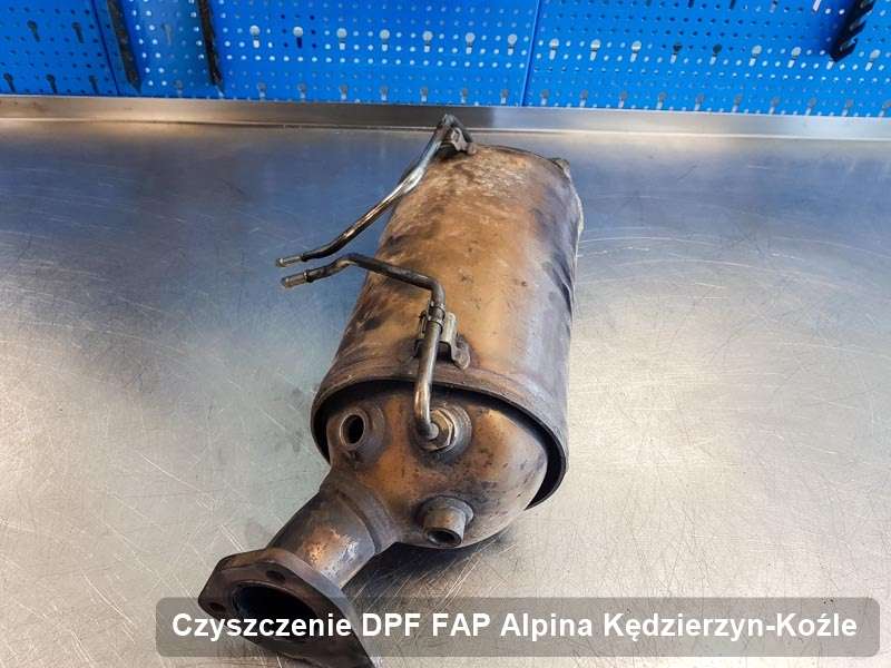Filtr cząstek stałych do samochodu marki Alpina w Kędzierzynie-Koźlu wyczyszczony na specjalnej maszynie, gotowy do zamontowania