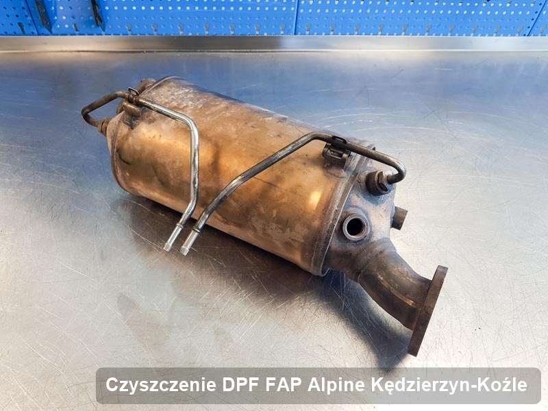 Filtr cząstek stałych DPF do samochodu marki Alpine w Kędzierzynie-Koźlu dopalony w specjalistycznym urządzeniu, gotowy do instalacji