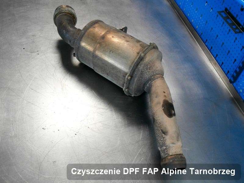 Filtr cząstek stałych DPF do samochodu marki Alpine w Tarnobrzegu wypalony w specjalistycznym urządzeniu, gotowy do wysyłki