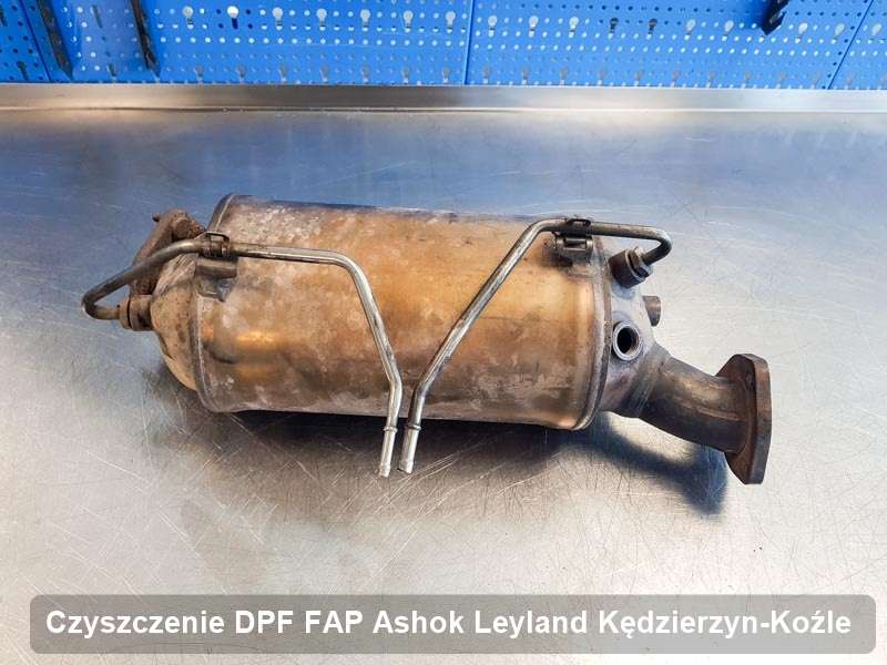 Filtr cząstek stałych FAP do samochodu marki Ashok Leyland w Kędzierzynie-Koźlu oczyszczony na odpowiedniej maszynie, gotowy spakowania