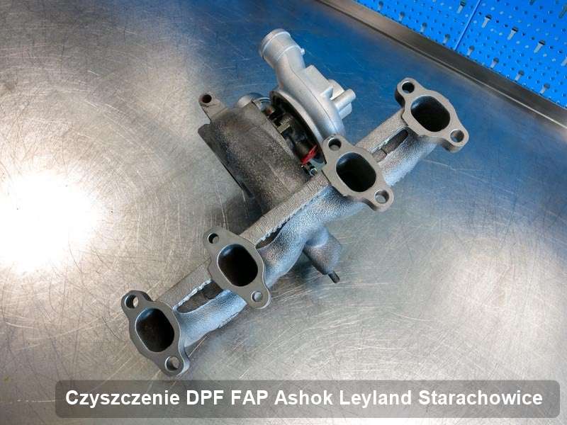 Filtr cząstek stałych DPF I FAP do samochodu marki Ashok Leyland w Starachowicach wyremontowany w specjalistycznym urządzeniu, gotowy do instalacji