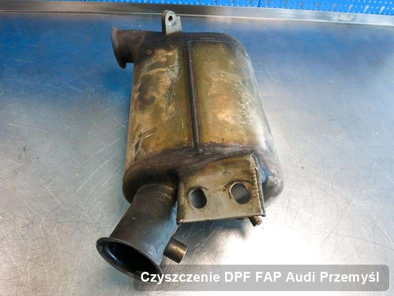 Filtr FAP do samochodu marki Audi w Przemyślu wypalony na dedykowanej maszynie, gotowy do wysyłki