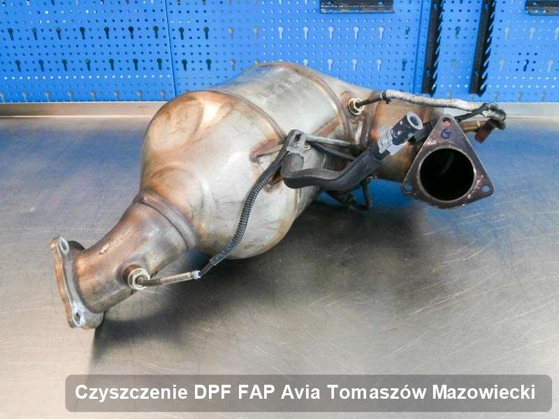 Filtr cząstek stałych do samochodu marki Avia w Tomaszowie Mazowieckim wypalony w specjalnym urządzeniu, gotowy do instalacji