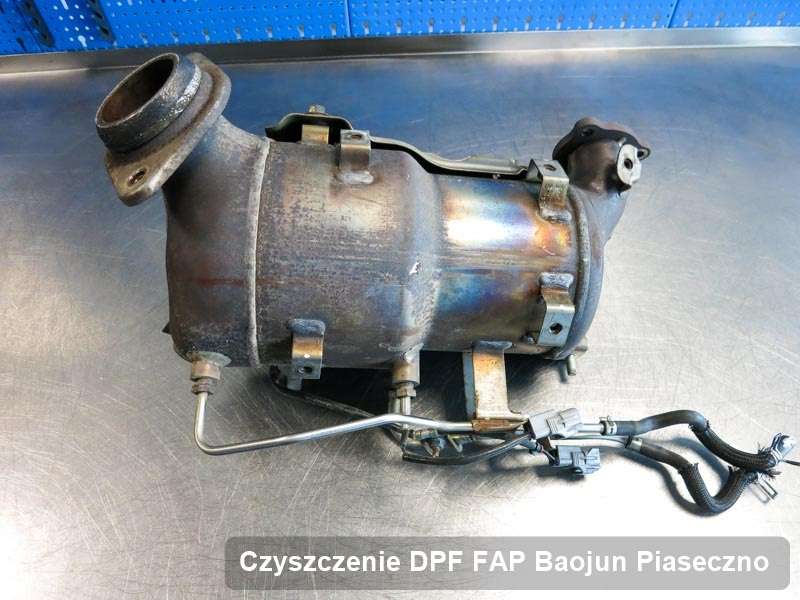 Filtr cząstek stałych DPF I FAP do samochodu marki Baojun w Piasecznie wyremontowany w dedykowanym urządzeniu, gotowy do montażu