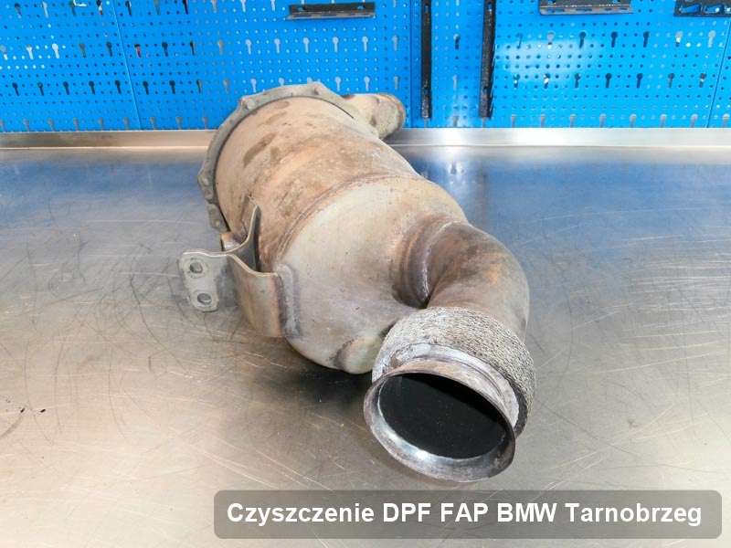 Filtr DPF i FAP do samochodu marki BMW w Tarnobrzegu zregenerowany na dedykowanej maszynie, gotowy do montażu