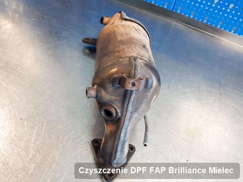 Filtr cząstek stałych FAP do samochodu marki Brilliance w Mielcu zregenerowany na specjalistycznej maszynie, gotowy spakowania