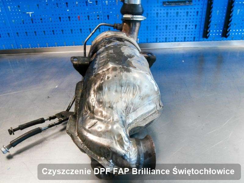 Filtr DPF i FAP do samochodu marki Brilliance w Świętochłowicach naprawiony w specjalnym urządzeniu, gotowy spakowania