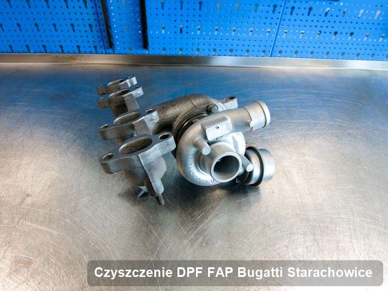 Filtr cząstek stałych FAP do samochodu marki Bugatti w Starachowicach wyczyszczony w specjalistycznym urządzeniu, gotowy do wysyłki