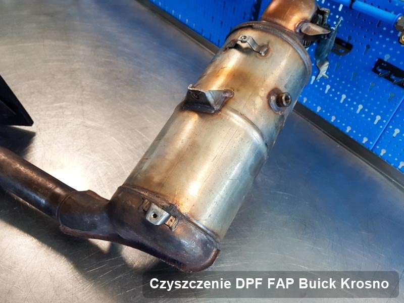 Filtr DPF układu redukcji emisji spalin do samochodu marki Buick w Krosnie dopalony na odpowiedniej maszynie, gotowy do zamontowania