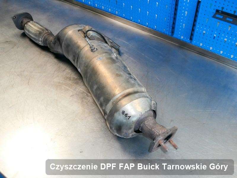 Filtr cząstek stałych FAP do samochodu marki Buick w Tarnowskich Górach oczyszczony na specjalistycznej maszynie, gotowy do montażu