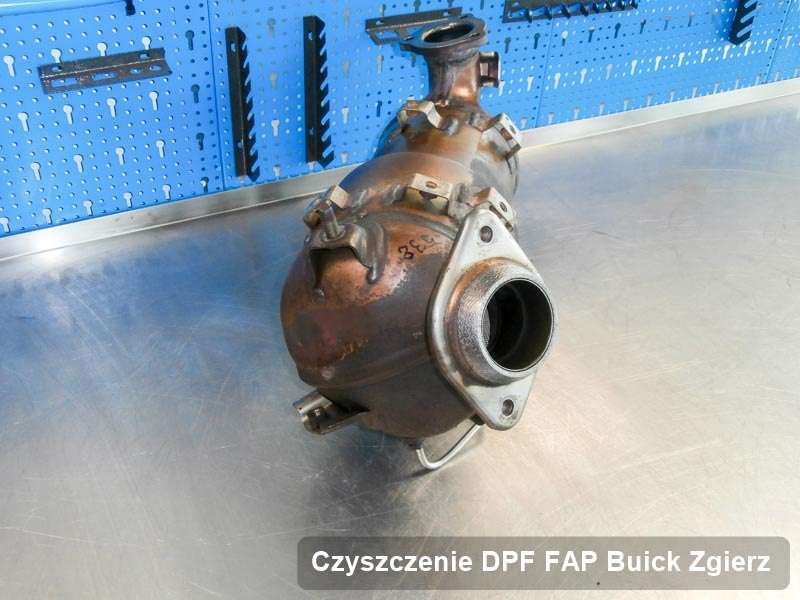 Filtr cząstek stałych DPF do samochodu marki Buick w Zgierzu wyczyszczony na odpowiedniej maszynie, gotowy do wysyłki