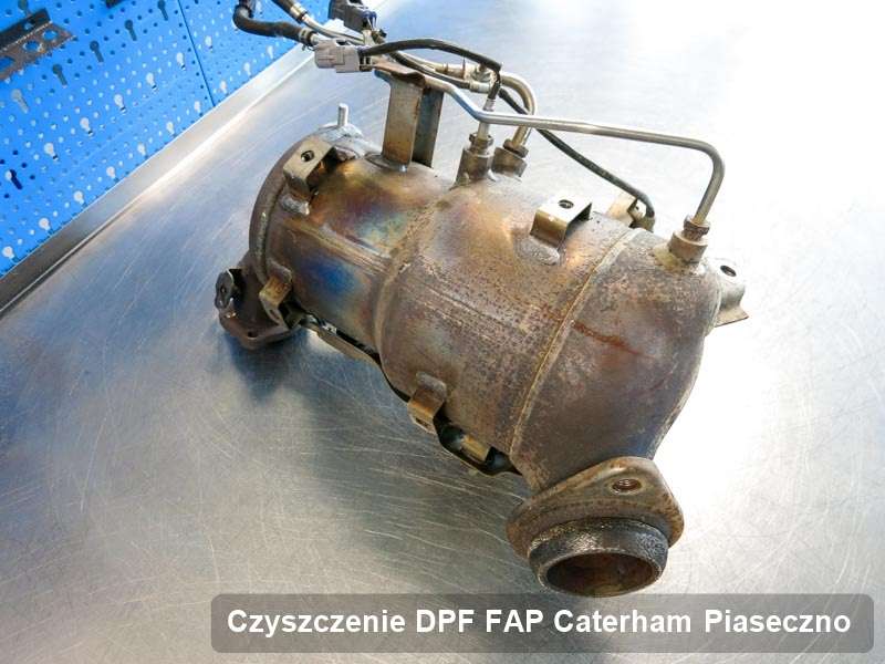 Filtr cząstek stałych FAP do samochodu marki Caterham w Piasecznie dopalony w specjalnym urządzeniu, gotowy do zamontowania