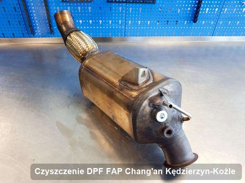Filtr DPF do samochodu marki Chang'an w Kędzierzynie-Koźlu naprawiony na odpowiedniej maszynie, gotowy do instalacji