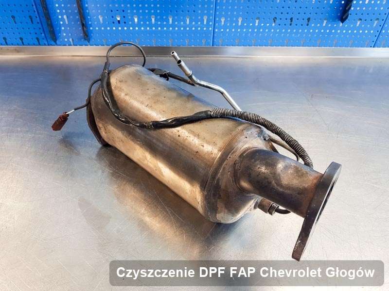 Filtr cząstek stałych FAP do samochodu marki Chevrolet w Głogowie wyczyszczony na specjalistycznej maszynie, gotowy spakowania