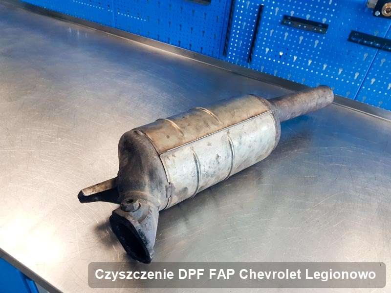 Filtr DPF i FAP do samochodu marki Chevrolet w Legionowie dopalony w dedykowanym urządzeniu, gotowy spakowania