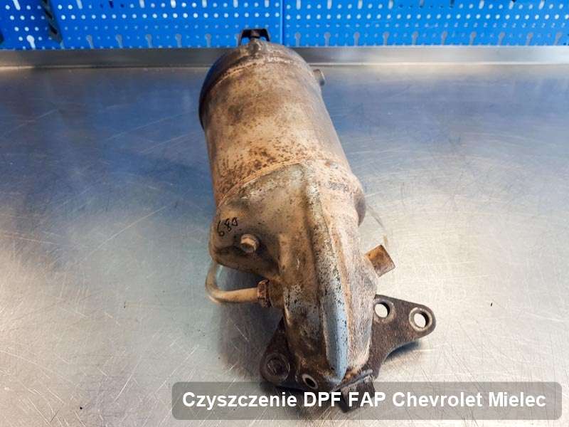 Filtr cząstek stałych DPF do samochodu marki Chevrolet w Mielcu wyczyszczony na odpowiedniej maszynie, gotowy spakowania