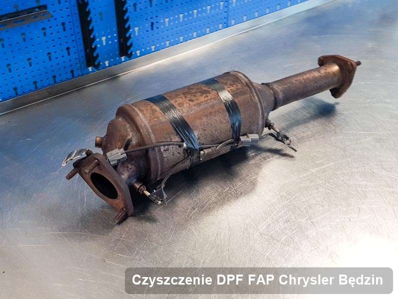 Filtr FAP do samochodu marki Chrysler w Będzinie naprawiony w dedykowanym urządzeniu, gotowy do zamontowania