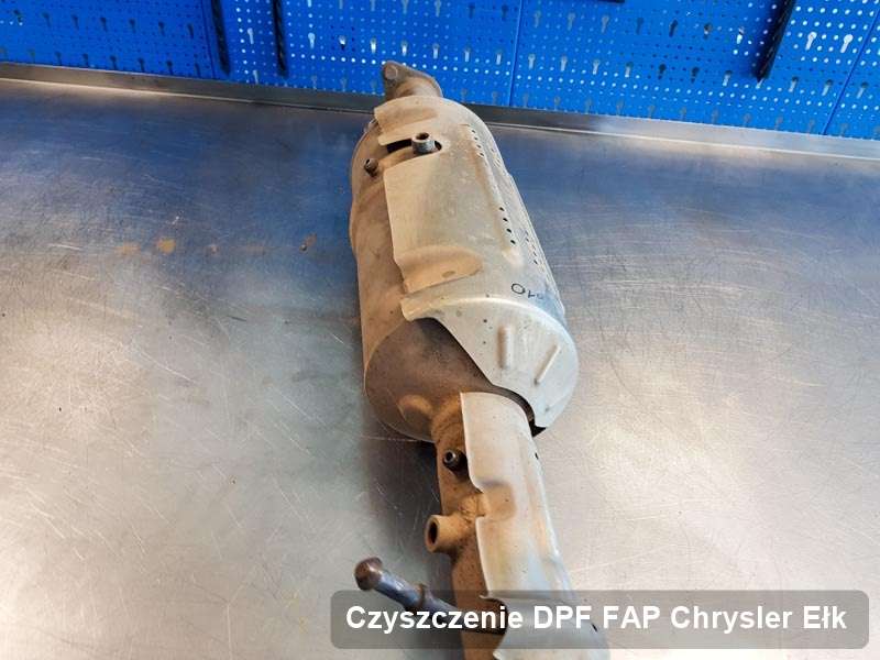 Filtr DPF i FAP do samochodu marki Chrysler w Ełku wypalony w dedykowanym urządzeniu, gotowy do instalacji