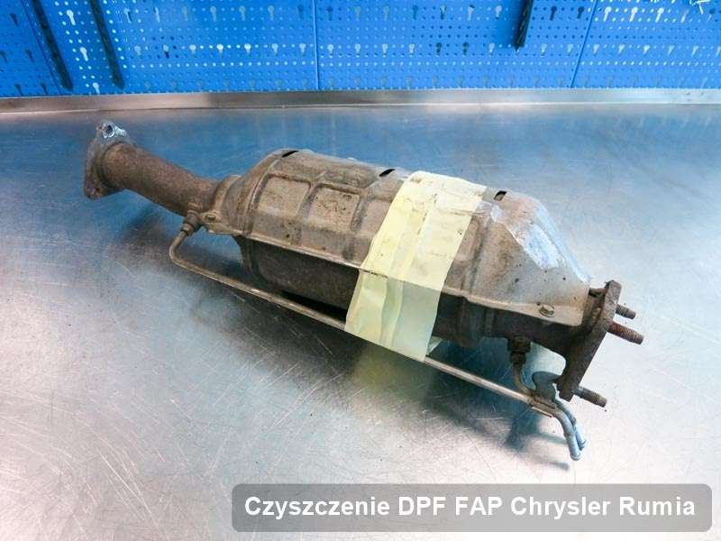 Filtr cząstek stałych FAP do samochodu marki Chrysler w Rumi wyczyszczony w specjalistycznym urządzeniu, gotowy spakowania