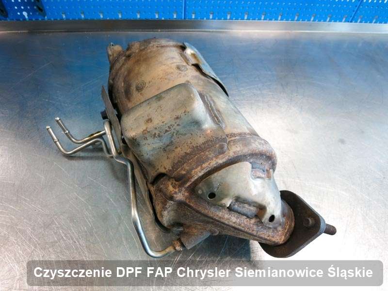 Filtr cząstek stałych DPF I FAP do samochodu marki Chrysler w Siemianowicach Śląskich dopalony w dedykowanym urządzeniu, gotowy do zamontowania