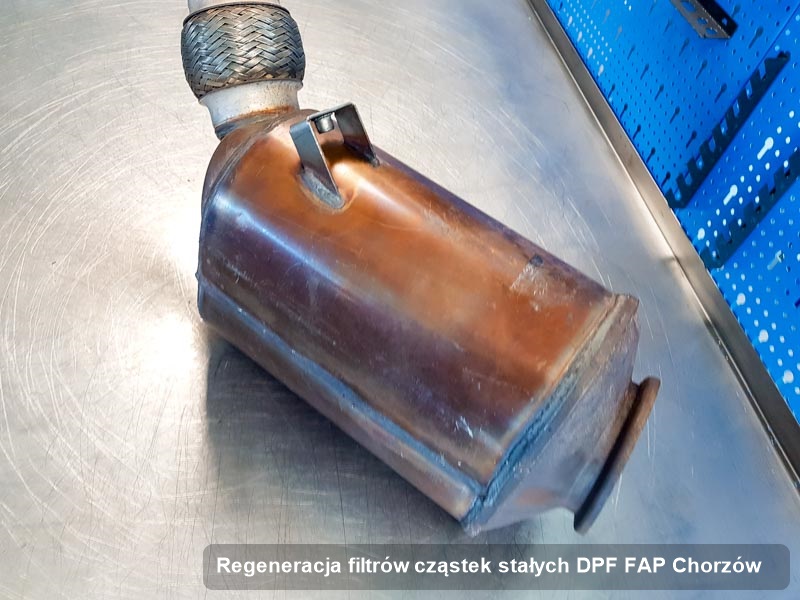 Filtr cząstek stałych po regeneracji w przedsiębiorstwie z Chorzowa