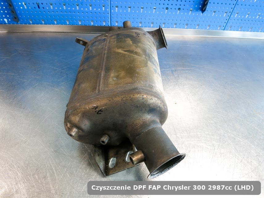 Filtr DPF Chrysler 300 2987cc (LHD) naprawiony na specjalnej maszynie gotowy spakowania