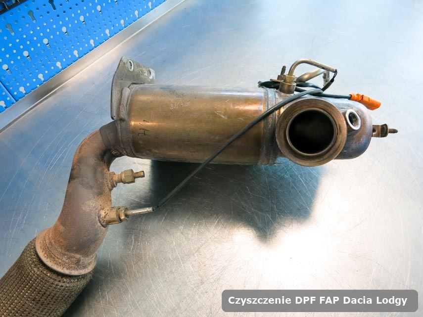 Filtr cząstek stałych FAP Dacia Lodgy zregenerowany na specjalistycznej maszynie gotowy do wysyłki