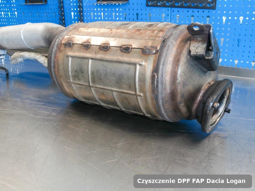 Filtr cząstek stałych FAP Dacia Logan wypalony w dedykowanym urządzeniu gotowy do montażu