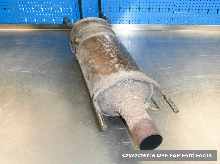 Filtr DPF i FAP Ford Focus   zregenerowany na specjalistycznej maszynie gotowy spakowania