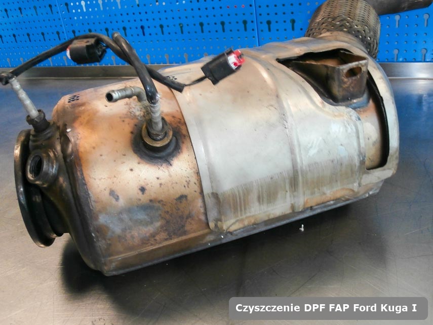 Filtr cząstek stałych DPF I FAP Ford Kuga I naprawiony w specjalnym urządzeniu gotowy do zamontowania