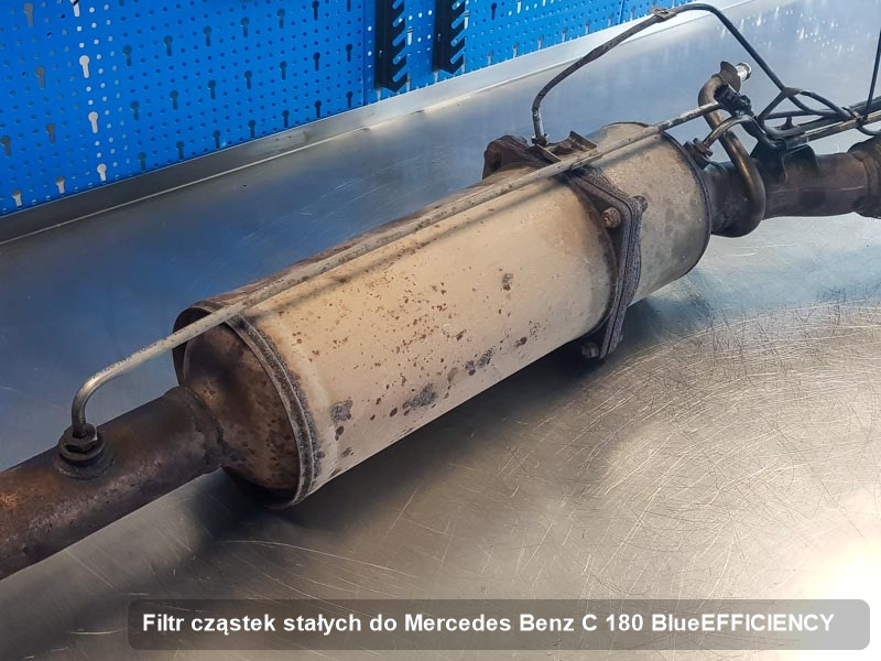 Filtr cząstek stałych do diesla firmy Mercedes Benz model C 180 BlueEFFICIENCY